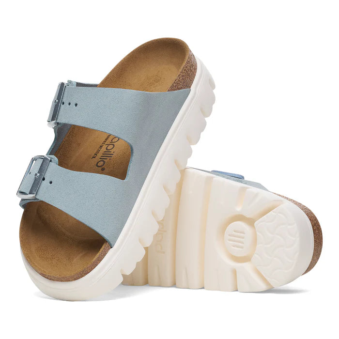 Birkenstock Arizona Chunky Baby Blue Suede