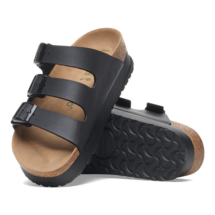 Papillio Florida Platform Vegan black Birko-Flor by Birkenstock