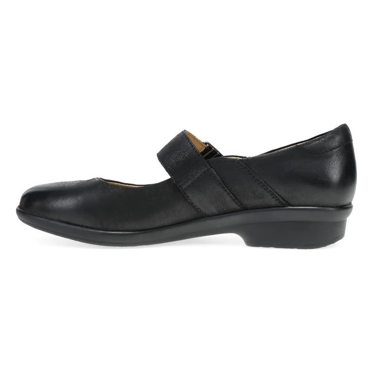 Dansko Collette Black Burnished Nubuck