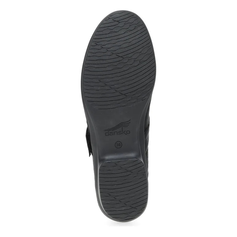 Dansko Collette Black Burnished Nubuck