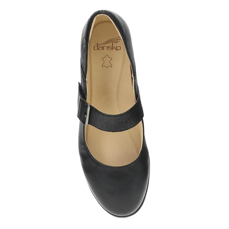Dansko Collette Black Burnished Nubuck