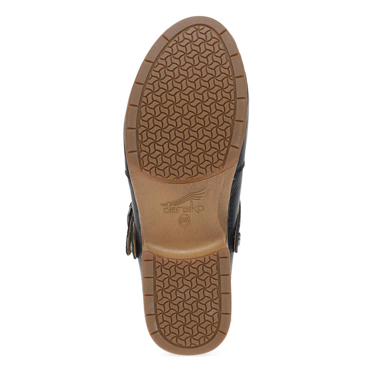 Dansko Millie Black Waxy Milled Leather