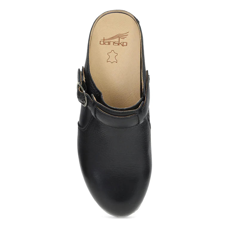 Dansko Millie Black Waxy Milled Leather