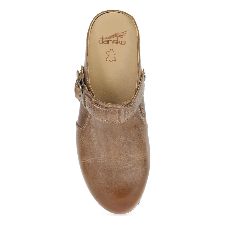 Dansko Millie Tan Brush Off Leather