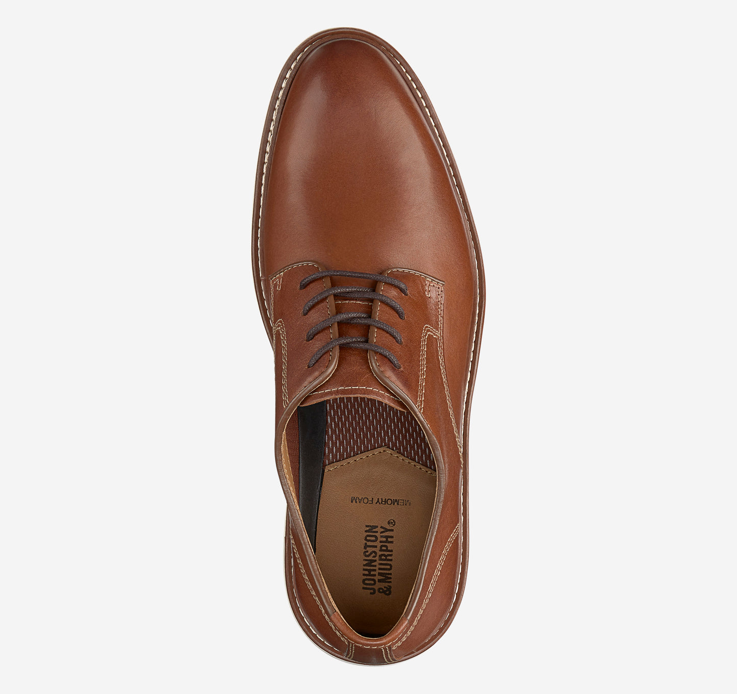 Johnston & Murphy Upton Plain Toe Tan