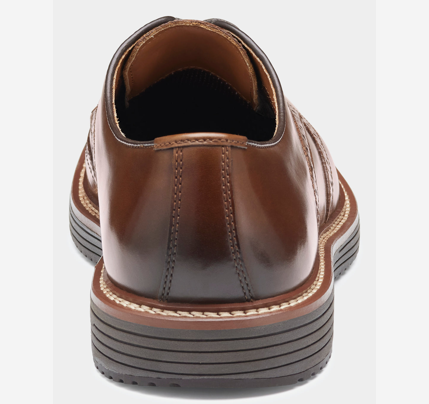 Johnston & Murphy Upton Wingtip Tan Full Grain