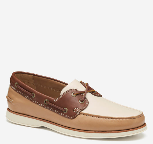 Monaco 2-eye Boat Shoe Tan Multi