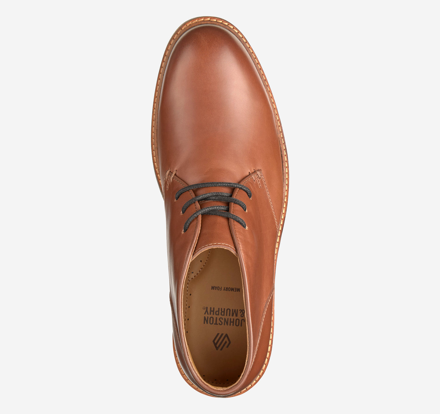 Johnston & Murphy Calder Chukka Mahogany Leather