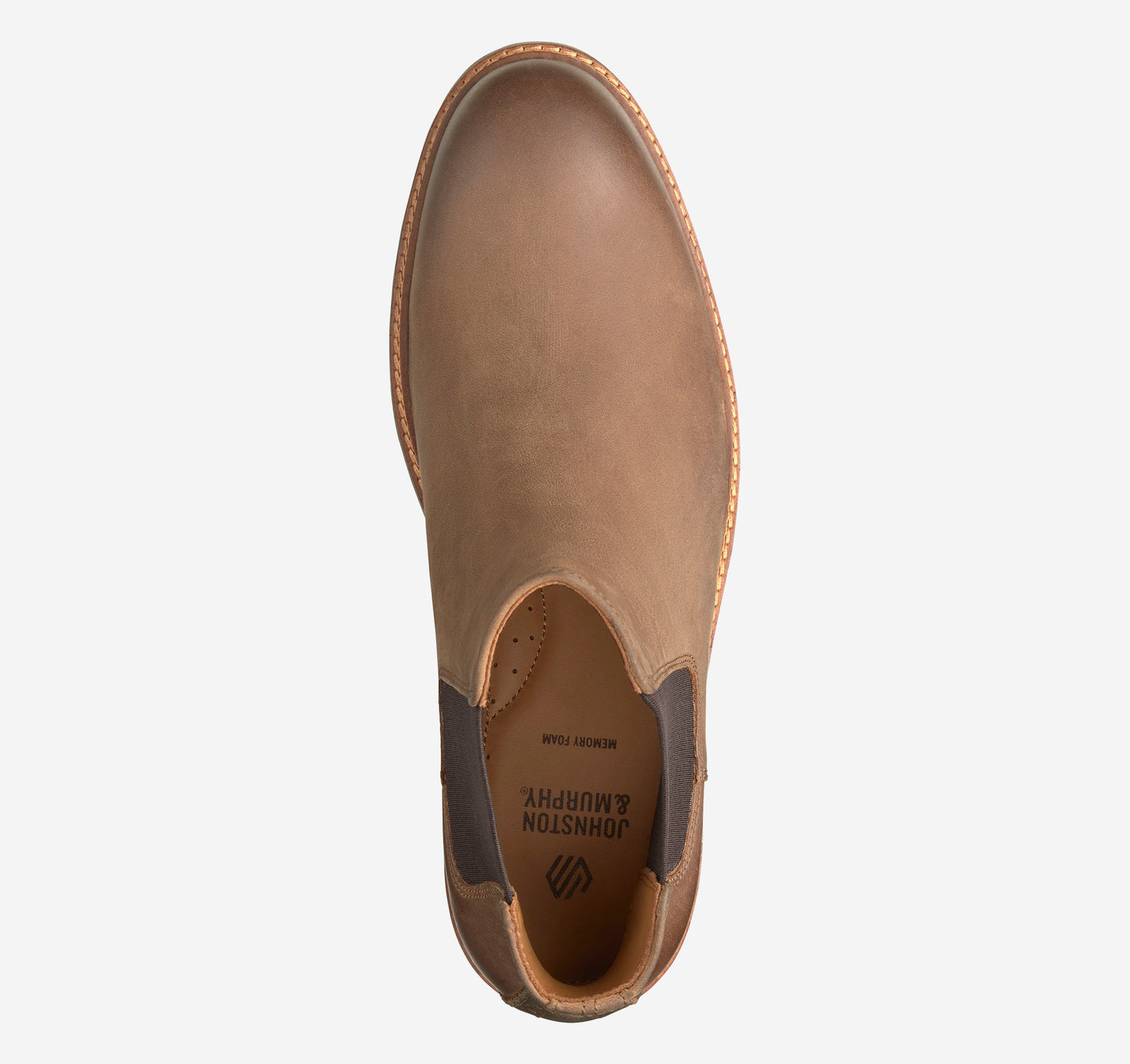 Johnston & Murphy Calder Chelsea Brown Oiled
