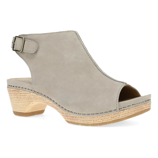Dansko Lizzy Taupe Milled Nubuck