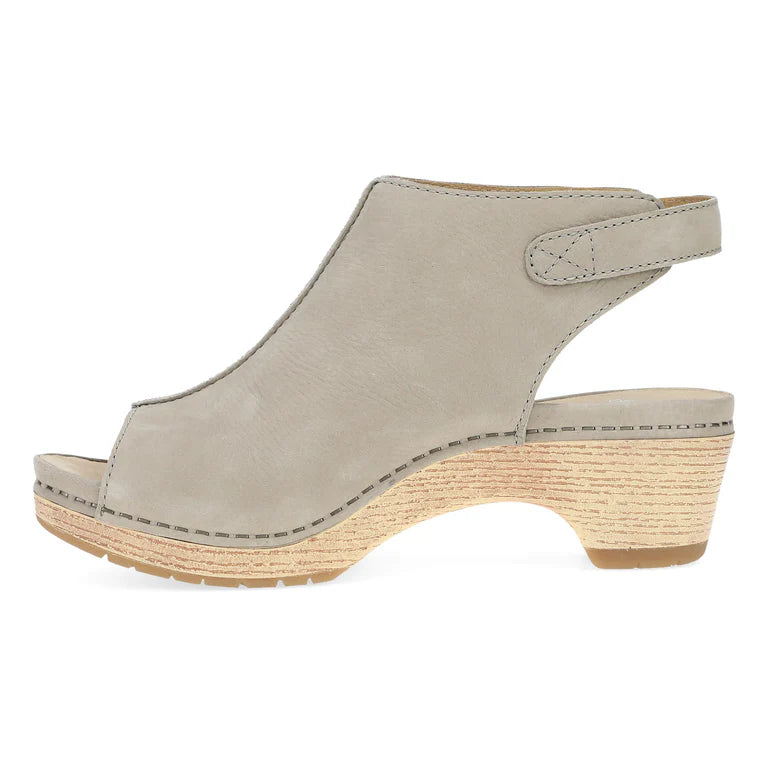 Dansko Lizzy Taupe Milled Nubuck
