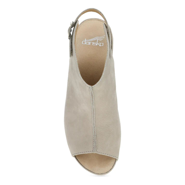 Dansko Lizzy Taupe Milled Nubuck