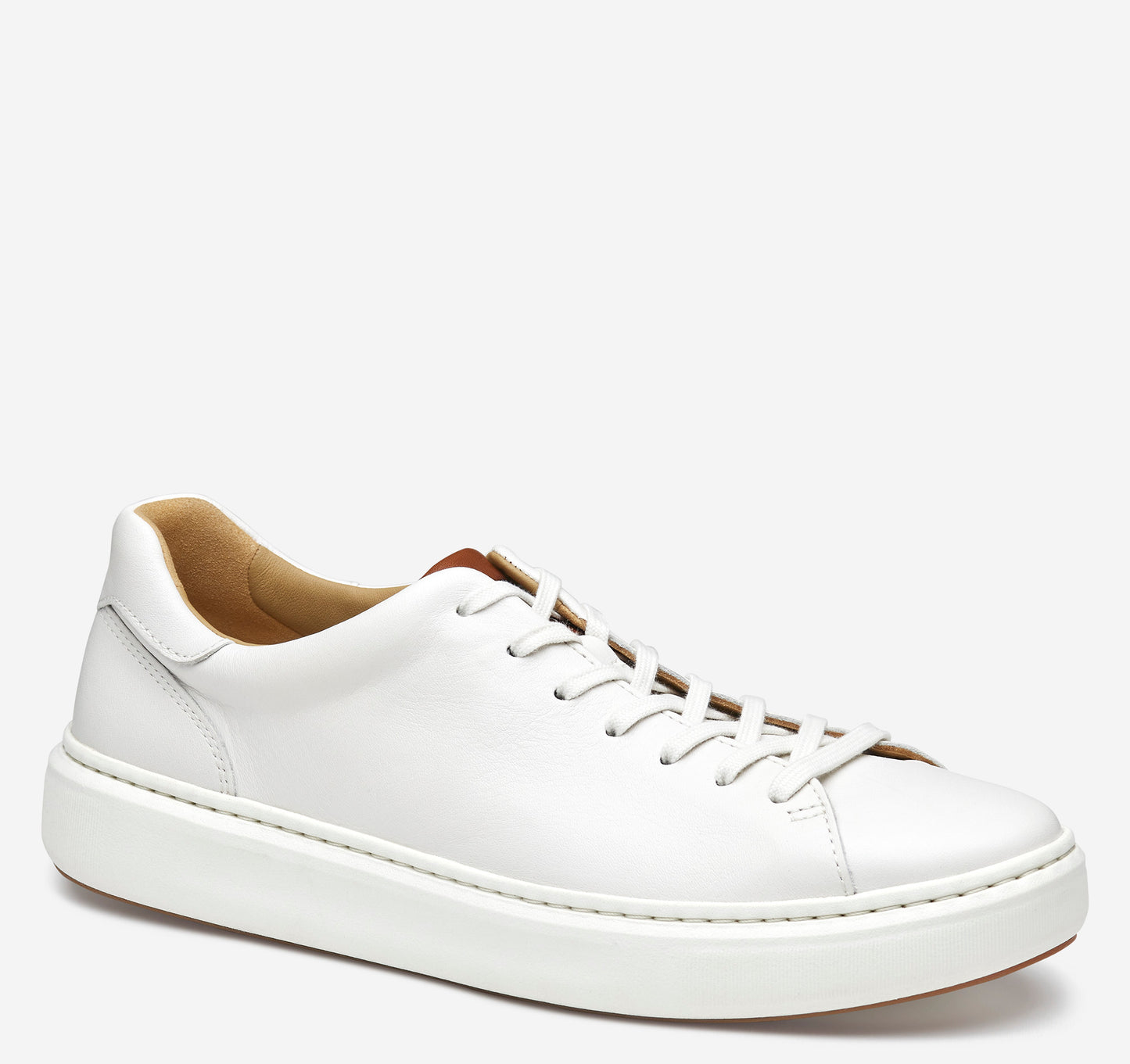 Johnston & Murphy Anders Lace White Leather