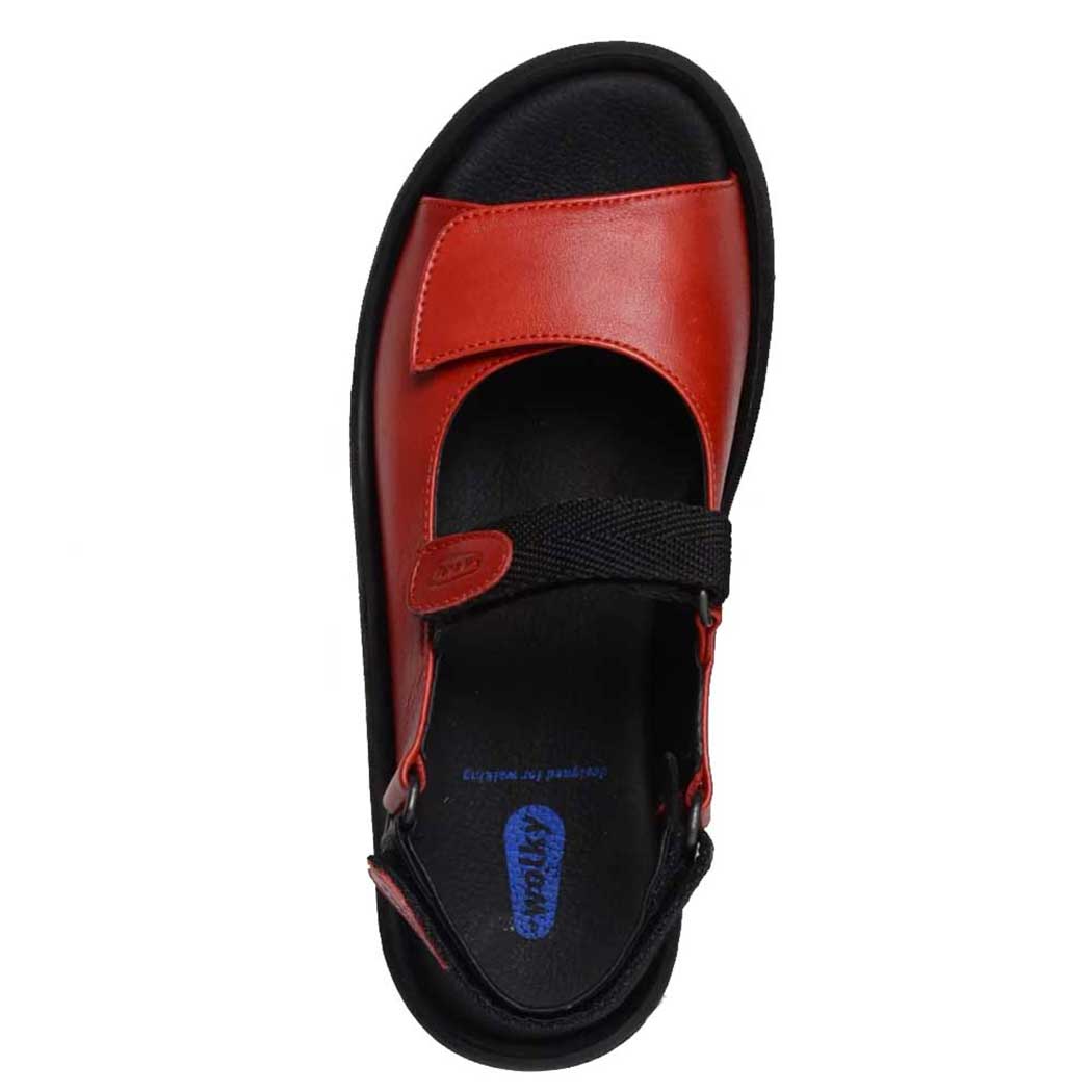 Wolky Jewel Red Leather