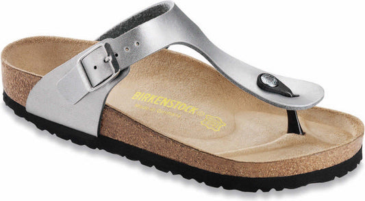 Birkenstock Gizeh Silver Birko-Flor