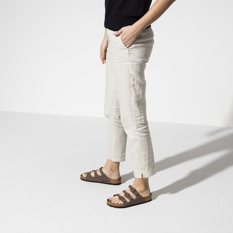 Birkenstock Florida Mocha Birkibuc Soft Footbed