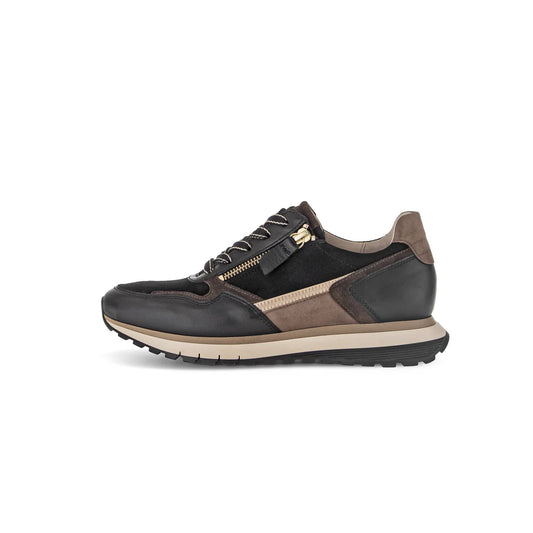 Gabor 378 Sneaker Black/Whiskey