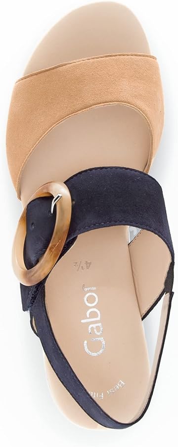 Gabor 645 Sandal Caramel/Navy