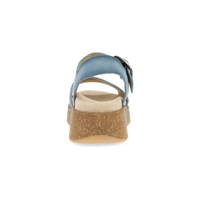 Dansko Bianca Blue Burnished Suede
