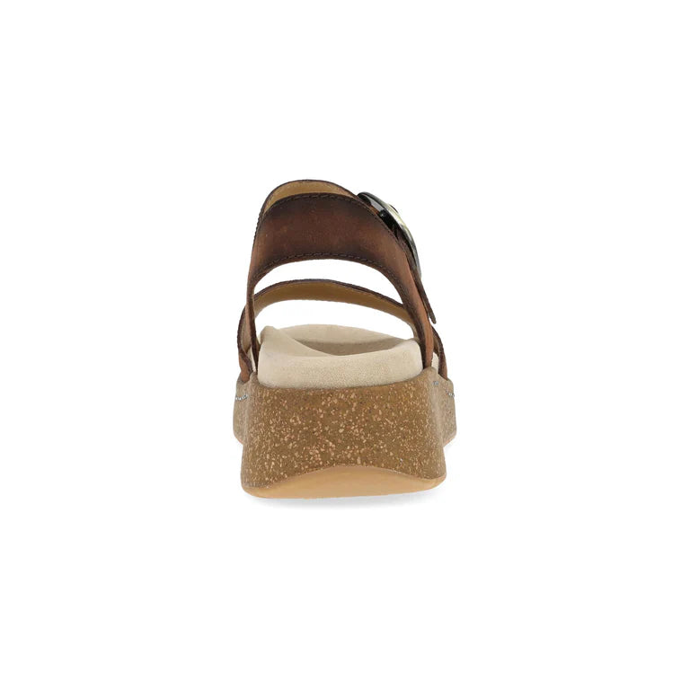 Dansko Bianca Brown Burnished Suede