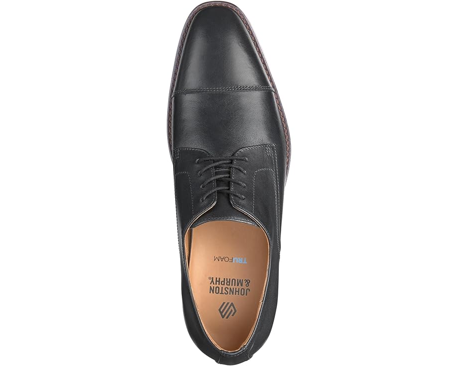 Johnston & Murphy Richland Cap Toe Black