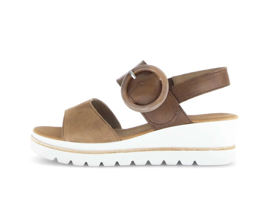 Gabor 645 Sandal Caramel/Walnut