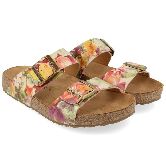 Haflinger Andrea Floral Print Leather