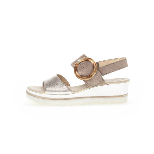 Gabor 645  Sandal Pewter/Rabbit