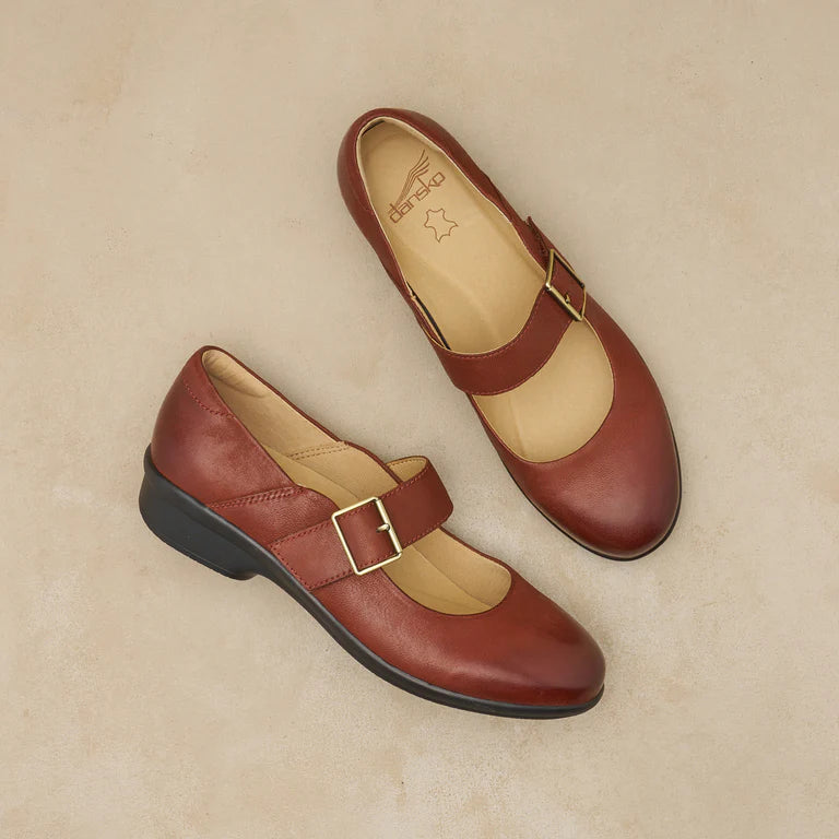 Dansko Collette Russet Burnished Nubuck