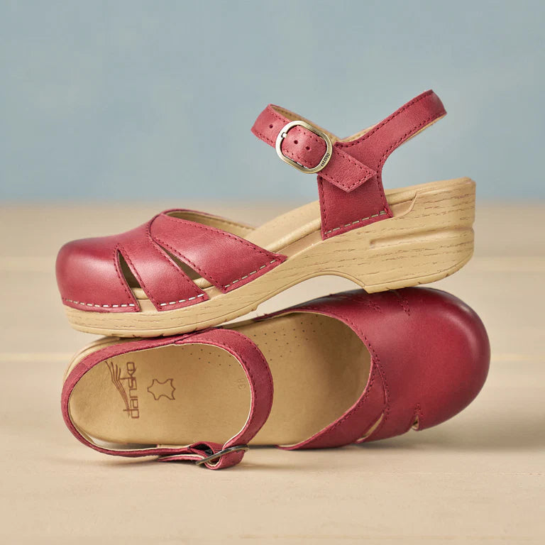Dansko Margreta Red Burnished