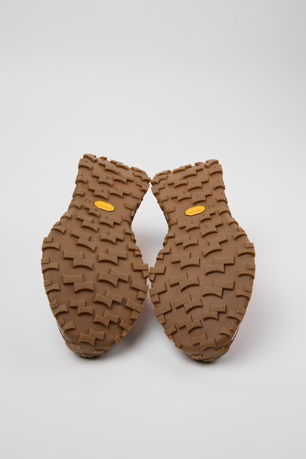 Camper Drift Trail Red/Brown Textile and Nubuck