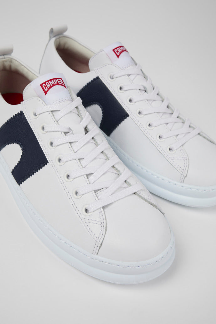 Camper Men's Runner White/Navy Leather