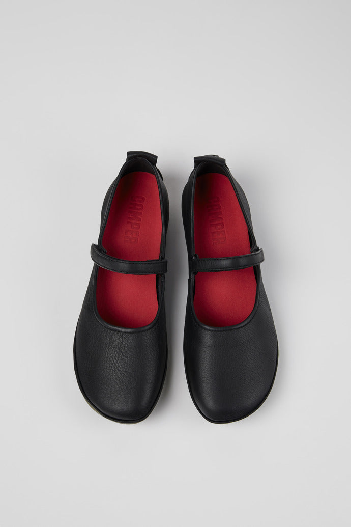 Camper Right Mary Jane Black Leather