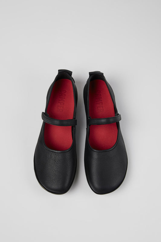Camper Right Mary Jane Black Leather