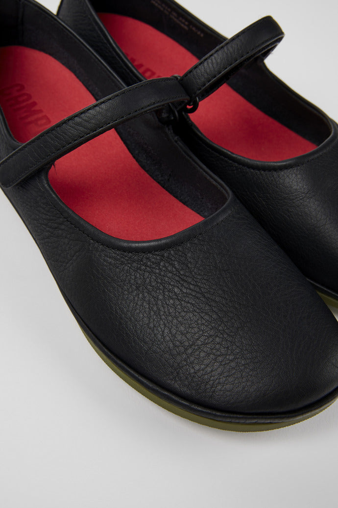 Camper Right Mary Jane Black Leather