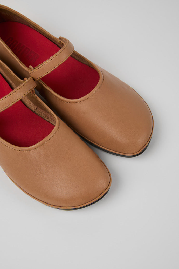 Camper Right Mary Jane Nude Leather