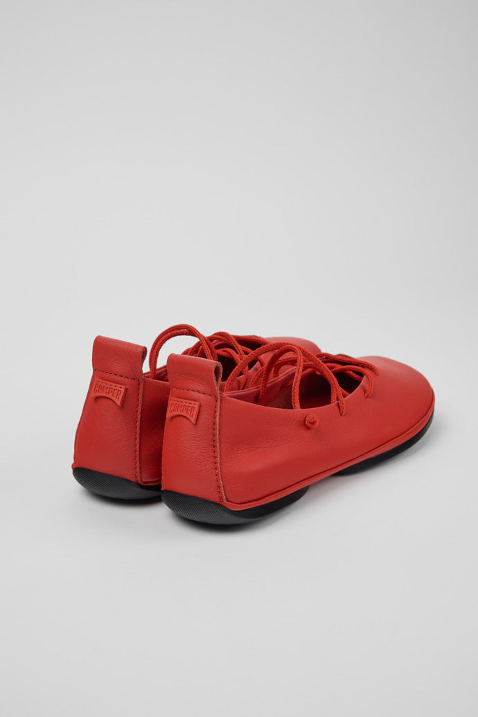 Camper Right Nina Lace Up Ballet Red