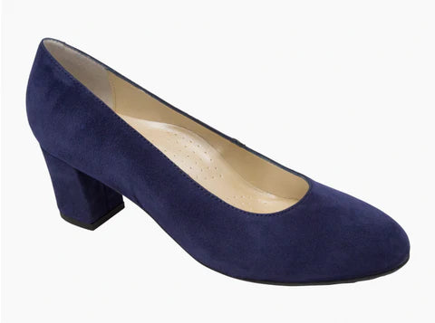 Eric Michael Abby Navy Kid suede