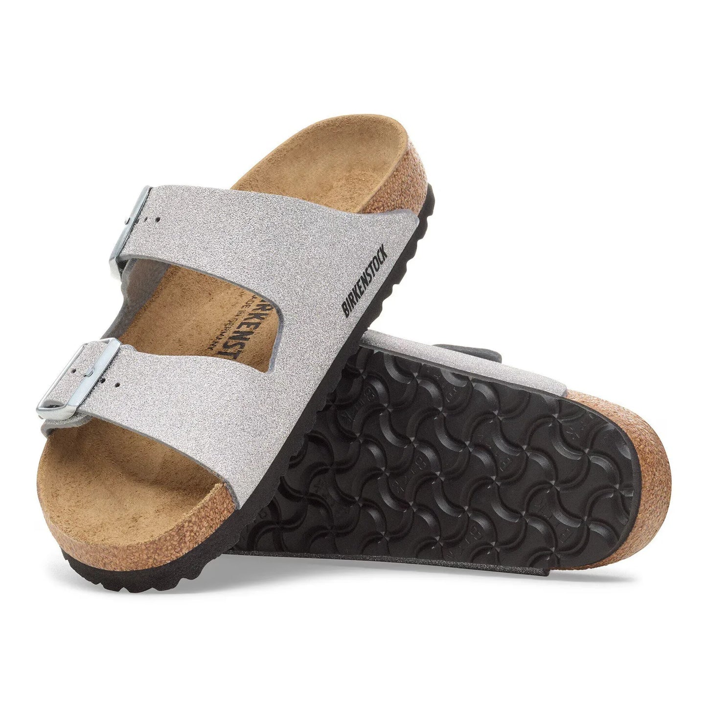 Birkenstock Arizona Shiny Glitter Silver