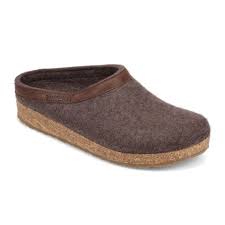 Haflinger GZL Leather Trim Grizzly Smokey Brown