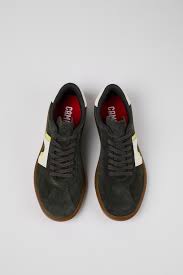 Camper Men's Pelotas Soller Dark Gray Nubuck