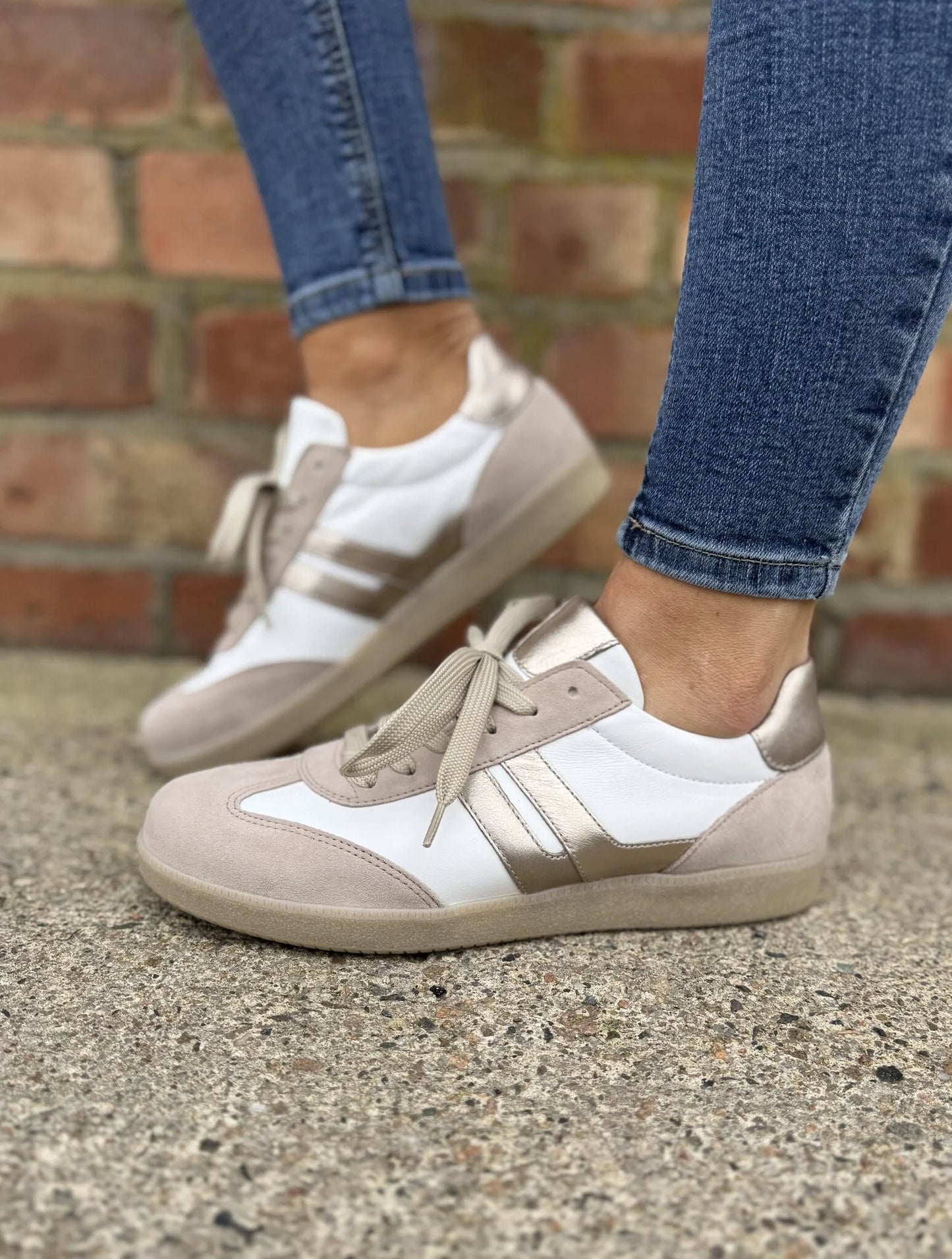 Gabor Retro Sneaker Oak/Latte