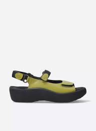 Wolky Jewel Olive Green Leather