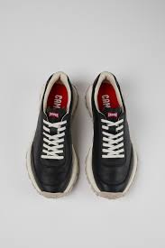 Camper Drift Trail Vibram Black Leather
