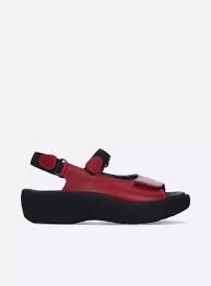 Wolky Jewel Red Leather