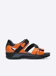 Wolky Desh Orange Leather