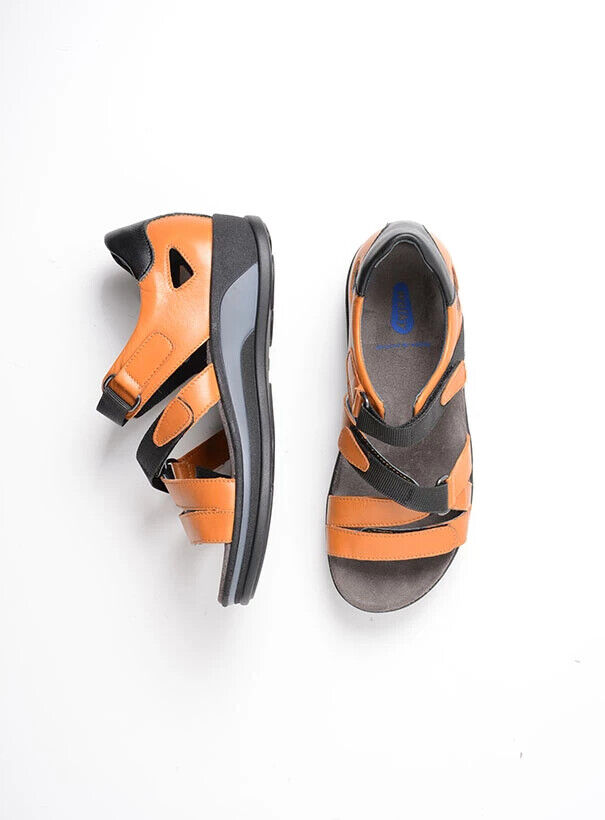 Wolky Desh Orange Leather