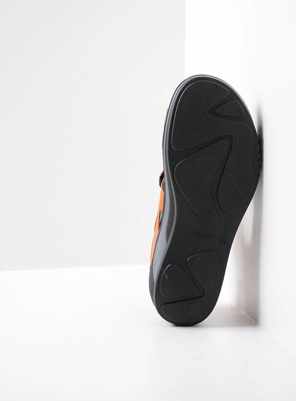 Wolky Desh Orange Leather