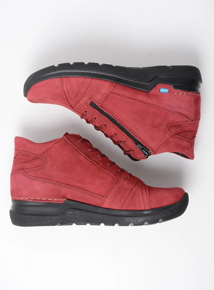 Wolky Why Oxblood Nubuck