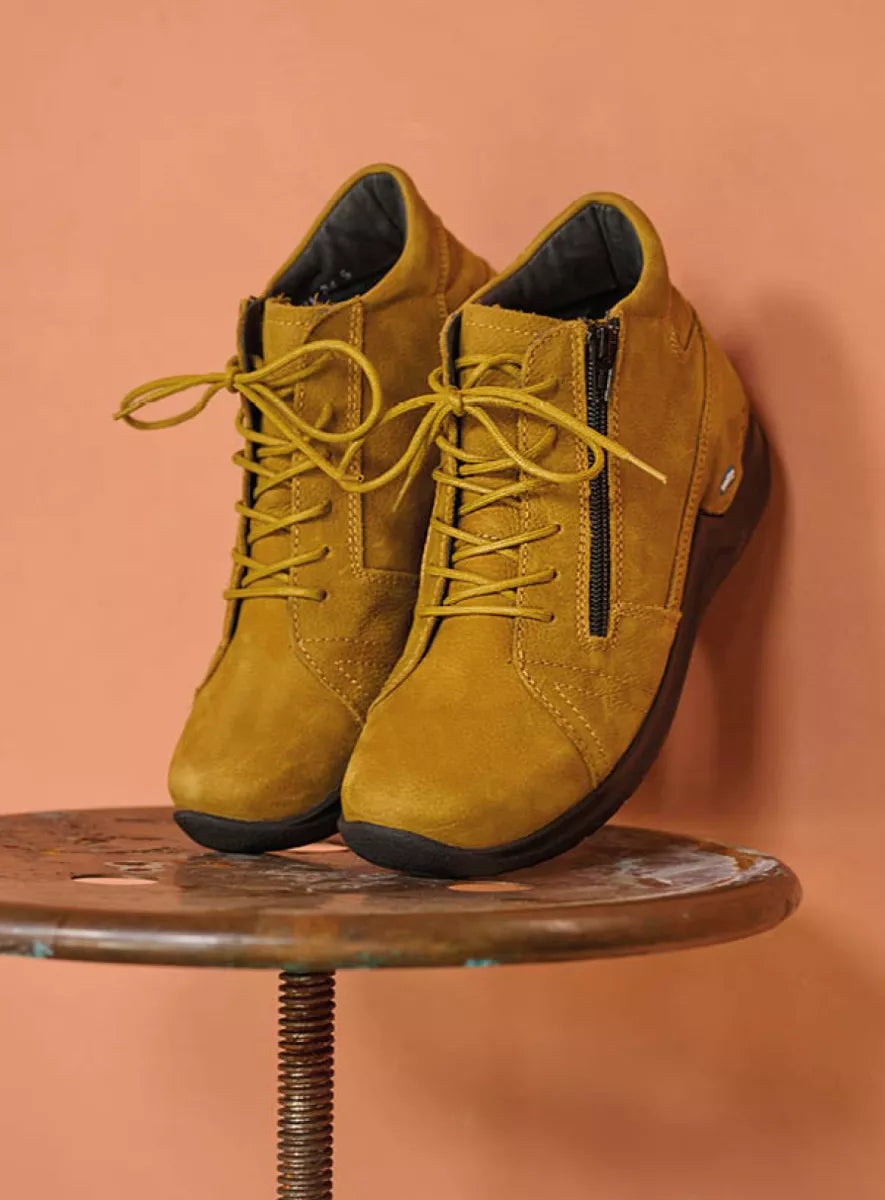 Wolky Why Mustard Nubuck